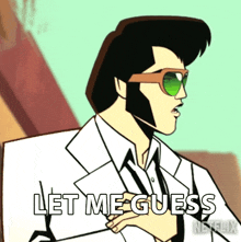 Let Me Guess Agent Elvis Presley GIF - Let Me Guess Agent Elvis Presley Matthew Mcconaughey GIFs