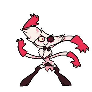 Hazbinhotel Angel Dust Sticker - HazbinHotel Angel Dust Dance - Discover &  Share GIFs