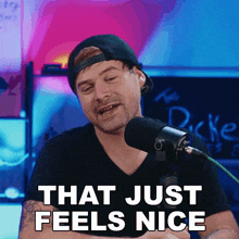 That Just Feels Nice Jared Dines GIF - That Just Feels Nice Jared Dines The Dickeydines Show GIFs