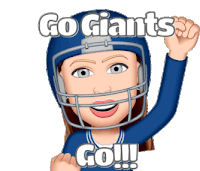 Go Giants Go New York Sticker
