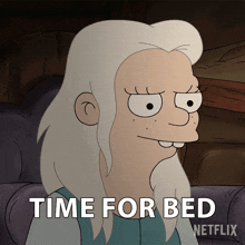 Time For Bed Queen Bean GIF - Time For Bed Queen Bean Disenchantment GIFs