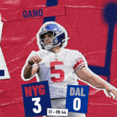 Dallas Cowboys (0) Vs. New York Giants (3) First Quarter GIF - Nfl National Football League Football League GIFs