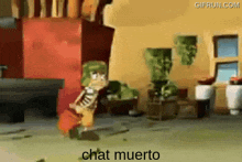 Chat Muerto Chavo Del 8 Animado GIF - Chat Muerto Chavo Del 8 Animado GIFs