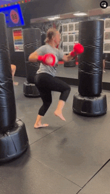 Double Bags Kickboxing GIF - Double Bags Kickboxing Superman Punch GIFs