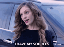 I Have My Sources Efrat Dor GIF - I Have My Sources Efrat Dor Michelle Wallace GIFs