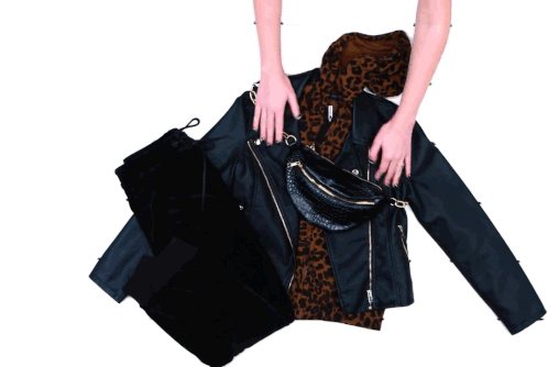 Outfit Clothes Match Up Sticker - Outfit Clothes Match Up Leopard Prints Stickers