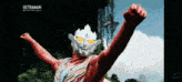 a cartoon character with the word ultraman on the top