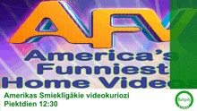 a poster for america 's funniest home video