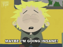 Maybe Im Going Insane Tweek GIF - Maybe Im Going Insane Tweek South Park GIFs