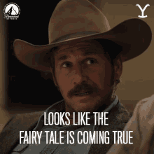 Looks Like The Fairy Tale Is Coming True Young John Dutton GIF - Looks Like The Fairy Tale Is Coming True Young John Dutton Yellowstone GIFs