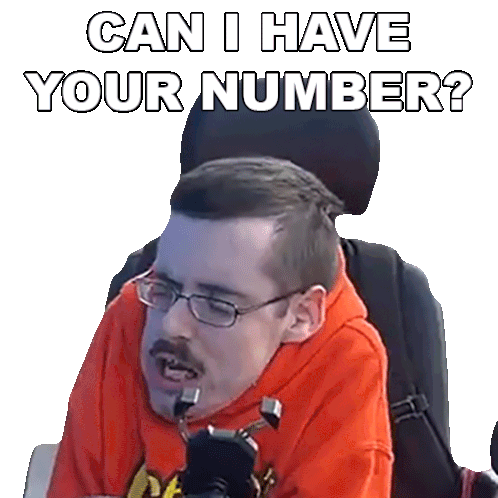 Can I Have Your Number Ricky Berwick Sticker - Can I Have Your Number Ricky Berwick Can You Give Me Your Number Stickers