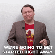 We'Re Going To Get Started Right Away Alex GIF - We'Re Going To Get Started Right Away Alex Engvid GIFs