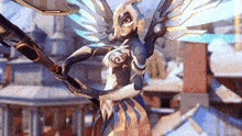 Owl Guardian Mercy Overwatch GIF - Owl Guardian Mercy Mercy Overwatch GIFs