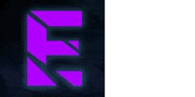 a purple letter e is next to a eurocity advertisement
