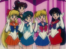 Sailor Moon Team GIF - Sailor Moon Team Smile GIFs