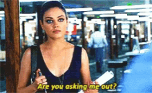 Are You Asking Me Out Mila Kunis GIF