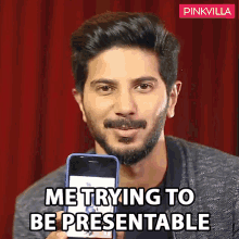 Me Trying To Be Presentable Dulquer Salmaan GIF - Me Trying To Be Presentable Dulquer Salmaan Pinkvilla GIFs