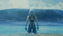 Riku Holding His Hand Out In The Ocean Kingdom Hearts GIF - Riku Holding His Hand Out In The Ocean Kingdom Hearts Riku GIFs