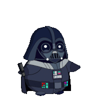 Star Wars Cosplay Sticker - Star Wars Cosplay Penguin Stickers