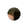 a pixelated image of a person 's face with a smiley face on it .