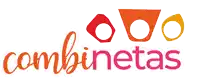 a colorful logo for combinatas with triangles and circles on a white background