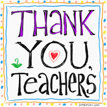 Thank You Teachers Educators Rock GIF