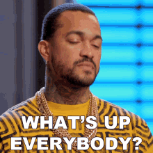 Whats Up Everybody Anthony GIF - Whats Up Everybody Anthony Ink Master GIFs