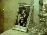 a picture of a man and woman in a frame