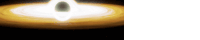 a black hole is surrounded by a white ring of light