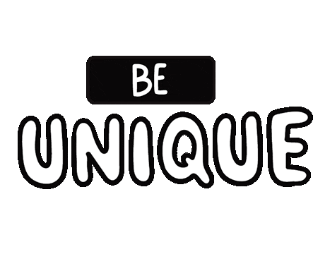 Be Unique Be Yourself Sticker - Be Unique Be Yourself Be You Stickers