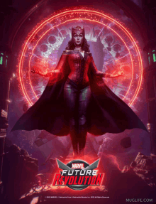 Marvel Future Revolution Scarlet Witch GIF - Marvel Future Revolution Scarlet Witch King Tron GIFs