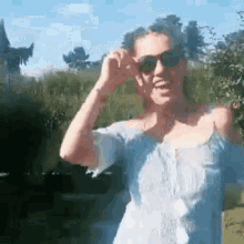 Dont Care Girl GIF - Dont Care Girl Sunglasses GIFs
