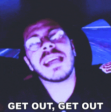 Get Out Get Out Taz Johnson GIF - Get Out Get Out Taz Johnson Belmont GIFs