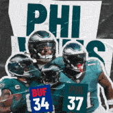 Philadelphia Eagles (37) Vs. Buffalo Bills (34) Post Game GIF - Nfl National Football League Football League GIFs