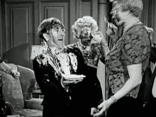 Three Stooges Pie In The Face GIF - Three Stooges Pie In The Face Pie To The Face GIFs