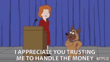 I Appreciate You Trusting Me To Handle The Money Bullet GIF - I Appreciate You Trusting Me To Handle The Money Bullet Karen Crawford GIFs