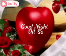 Good Night With Heart Wishes GIF - Good Night With Heart Wishes Gif GIFs
