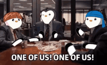 One Of Us Wolf Of Wall Street GIF - One Of Us Wolf Of Wall Street Pudgy Penguin GIFs
