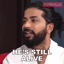 He'S Still Alive Anurag Dobhal GIF - He'S Still Alive Anurag Dobhal Pinkvilla GIFs