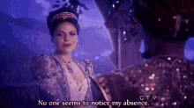 No One Seems To Notice Absence GIF - No One Seems To Notice Absence Regina Mills GIFs