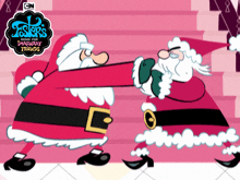 Fighting Santas Santa Claus GIF - Fighting Santas Santa Claus Foster'S Home For Imaginary Friends GIFs