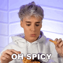 Oh Spicy Raphael Gomes GIF - Oh Spicy Raphael Gomes Oh It'S Hot GIFs