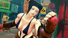 Juri Street Fighter GIF - Juri Street Fighter Bikini GIFs
