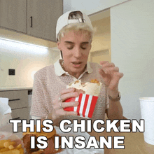 This Chicken Is Insane Raphael Gomes GIF - This Chicken Is Insane Raphael Gomes This Chicken Is Great GIFs