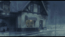 a store front with a sign on it that says " glücklich "