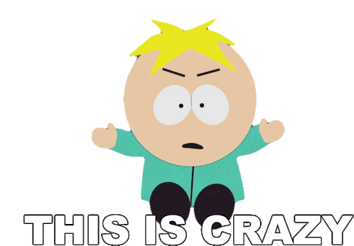 This Is Crazy Butters Stotch Sticker - This Is Crazy Butters Stotch South Park Stickers