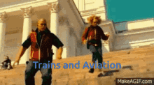 trains and aviation