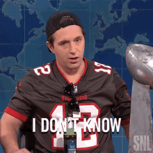 I Dont Know Tom Brady GIF - I Dont Know Tom Brady Saturday Night Live GIFs