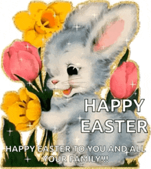 Happy Easter Easter Sunday GIF - Happy Easter Easter Sunday Rabbit GIFs