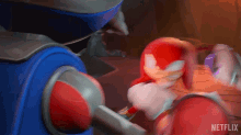 Punching Knuckles GIF - Punching Knuckles Sonic Prime GIFs